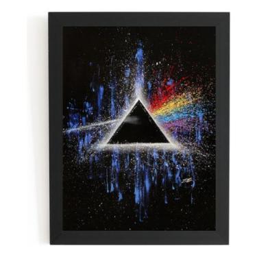 Imagem de Quadro Rock Pink Floyd The Dark Side Of The Moon Arte - Fanarte