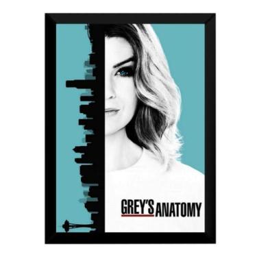 Imagem de Quadro Meredith Serie Grey's Anatomy Poster Moldurado - Fanarte