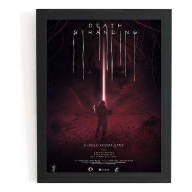 Imagem de Quadro Game Arte Death Stranding Poster Com Moldura - Fanarte