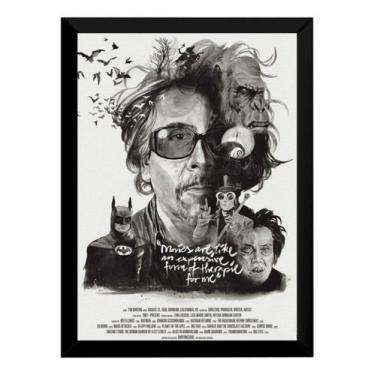 Imagem de Quadro Diretor Tim Burton Cinema Arte Filmes Classicos - Fanarte