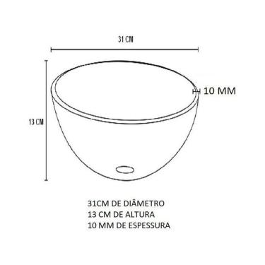 Imagem de Kit Cuba de Vidro Redonda 1cm com Tampo 40cm Full e Suporte Preto
