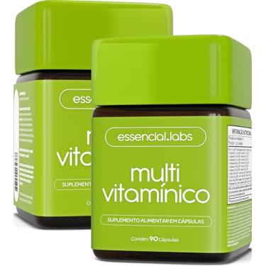 Imagem de 02 POTES DO MULTIVITAMÍNICO DE A a ZINCO - 90 CÁPSULAS - MULTI VITAMÍNICO COM FÓRMULA AVANÇADA E CONCENTRADA