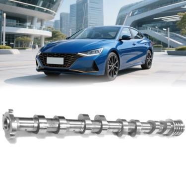 Imagem de Eixo de cames de admissão para Elantra Kia Soul 2.0L 2017-2021 G4NH 24100-2E720 com precisão de ajuste direto de substituição de válvula suave Desempenho aprimorado para motores 2.0L