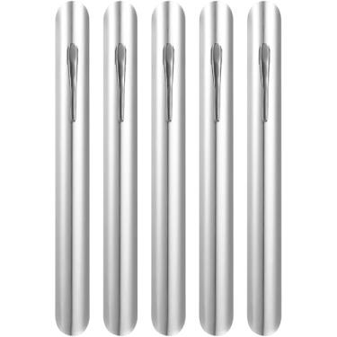 Imagem de Hemobllo 5 peças de vassoura de migalhas de aço inoxidável: raspador de migalhas de pão para restaurante, jantar, cozinha, padaria e café, para garçons