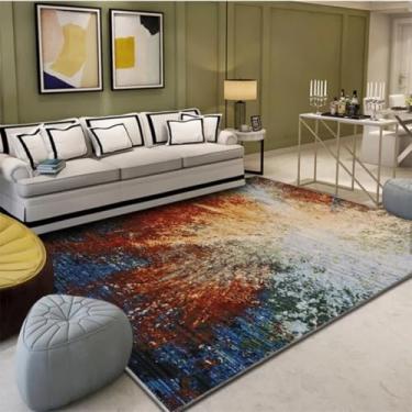 Imagem de Tapete minimalista para sala de estar, quarto, cabeceira, tapete macio, decoração para casa (160 x 200 cm (62 x 78 pol.) / hxx-280806002950)