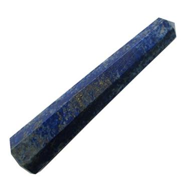 Imagem de Yalych Pedras preciosas Lapis Lazuli Obelisco Torre Jumbo Faceta Aura Rock Cristal Natural Polido Terra Varinha Espírito Pedras Decorativas