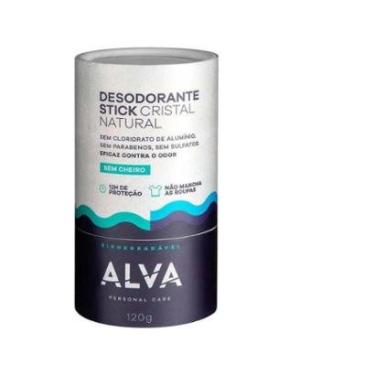 Imagem de Desodorante Cristal Stick Vegano 120g Alva-Unissex