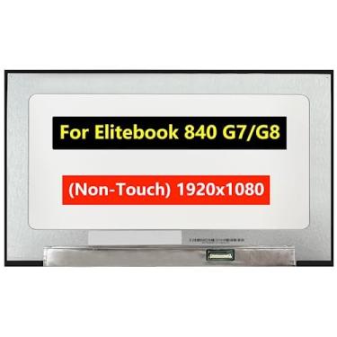 Imagem de TFTcenter N140HCA-E5C nova substituição de tela para HP Elitebook 840 G7 845 G7 PN M07093-001 M07092-001, 14" FHD 1080P IPS LCD LED Painel de exibição para laptop
