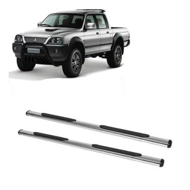 Imagem de Estribo L200 Sport 2004 a 2007 2008 2009 2010 2011 Cromado - CCF