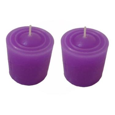 Imagem de Kit 2 Velas Aromáticas Com Aroma De Lavanda - Velas da Jú