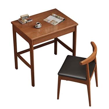 Imagem de 5sssallefaa Escrivaninha de computador, mesa de trabalho com gaveta, mesa de estudo para casa, estudante, quarto, escrita, computador, mesa de jogos, mesa de escritório (A, 80 x 45 x 75 cm) (E 80 x 45