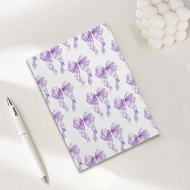 Imagem de Caderno de arco roxo, caderno A5 para anotações de escritório, agenda de 21 x 14,7 cm, agenda de viagem, 1