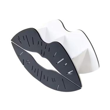 Imagem de FashionCha Organizador de Acrílico para Pincéis de Maquiagem e Gloss Labial - Organizador Decorativo para Penteadeira, Banheiro e, Preto