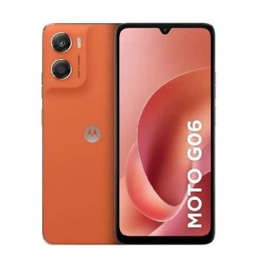 Imagem de Smartphone Moto G06, 128GB, Câmera Traseira 50MP, Laranja - MOTOROLA