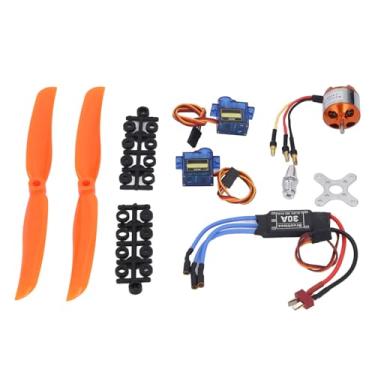 Imagem de Tnfeeon Kit de Acessórios para Aeronaves RC, Motor Sem Escova A2212 Com 1400KV, 30A ESC, Servo SG90 para Helicópteros, Aviões, Planadores e Quadricópteros - Fácil Configuração e Desempenho Duradouro