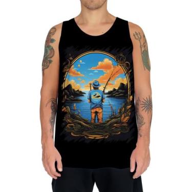 Imagem de Camiseta Regata Pesca Esportiva Peixes Azul Paz 8 - Kasubeck Store, Ba