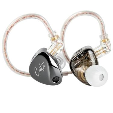 Imagem de KZ Castor in ear Monitor, Harman Bass Edition IEM com drivers dinâmicos duplos, fones de ouvido com fio de som sintonizável, fones de ouvido para jogos com interruptor de ajuste de 4 níveis