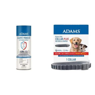 Imagem de Controle de Pragas para Pets ADAMS Pó para Tapete e Coleira Antipulgas
