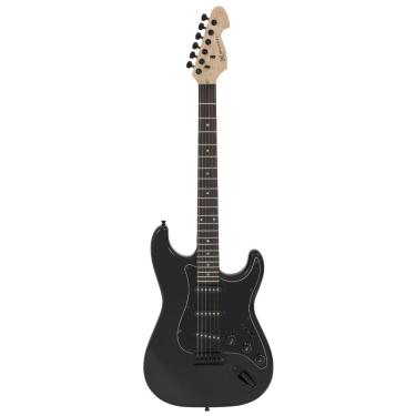 Imagem de Guitarra Elétrica Stratocaster Michael Standard Metallic All Black - GM217N MBA
