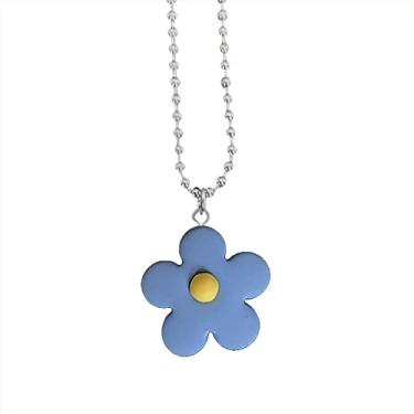 Imagem de Unahtinr Broche de flor em tecido preto e branco alfinetes exagerados broches de joias da moda para mulheres acessórios de gola de camisa, as shown in the picture, Resina, Sem Pedra Preciosa