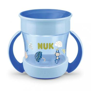 Imagem de Copo Mini Magic Cup 360º 160ml +6M Azul Nuk