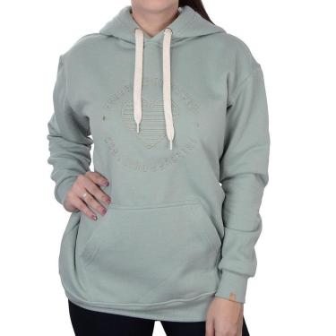 Imagem de Blusa Feminina Freesurf Moletom Easy Verde - 121007087-Feminino