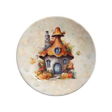 Imagem de Conjunto com 6 Pratos de Sobremesa Thanksgiving Halloween Ø21cm - Alle