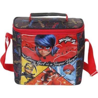 Imagem de Lancheira Térmica Miraculous MAX - ALÇA de MÃO/OMBRO - Dermiwil