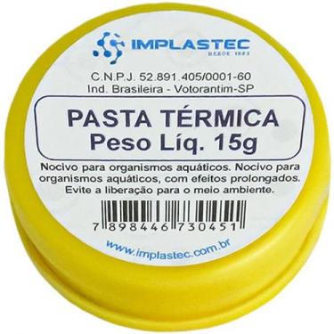 Imagem de Pasta termica pote 15g - Implastec