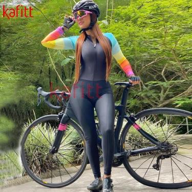 Imagem de Kafitt-roupas femininas de ciclismo, roupas de outono e inverno, 20dge