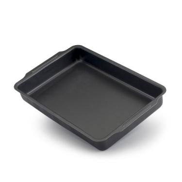 Imagem de Assadeira Retangular Alta Com Aba Antiaderente Nº2 Alumínio Nacional C