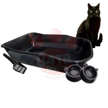 Imagem de Bandeja higienica durapets single black - Dura Pet's