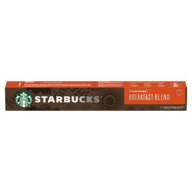 Imagem de Café em cápsula torrado E moído 100% arábica starbucks breakfast blend caixa 56G 10 unidades