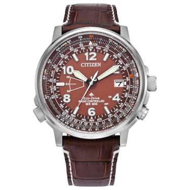 Imagem de Citizen Relógio masculino Eco-Drive Promaster Eco Sky, aço inoxidável prateado, pulseir...