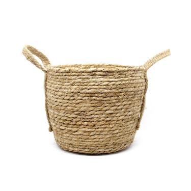 Imagem de Cesta De Fibra Natural Seagrass 24,5x31x33 Cm