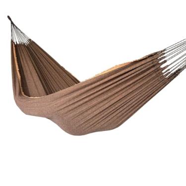 Imagem de Rede De Dormir Descanso Casal Jeans Life Premium Reforçada (BROWNIE LISTRADA)