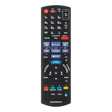 Imagem de N2QAYB000727 Controle de Rmoto Substituído para Disco Panasonic Blu-ray SC-BTT190 SC-BTT195 SC-BTT196 SC-BTT490 SA-BTT190 SA-BTT195 SA-BTT196 SA-BTT490 S-BTT490CP SB-HF90 SB-HC490 SB-HSB-HS90 SB-HSB-HW90
