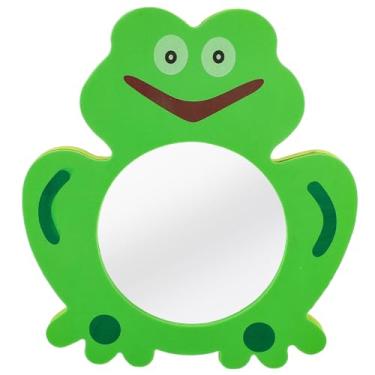 Imagem de TOYANDONA 1 Peça de Brinquedo de Banho para Bebê Sapo - Espelho de Brinquedo de Desenho Animado de Eva para Bebê Espelho de Banho para Crianças Banheira Infantil Brincadeira Aquática
