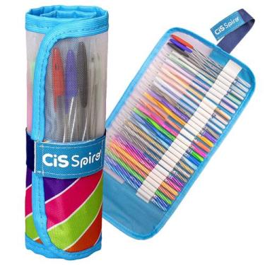Imagem de Kit Caneta Spiro Cis Ponta 0.7mm Rollerset 29 Unidades, Azul