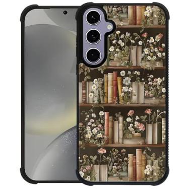 Imagem de DAIZAG Capa para Samsung Galaxy S24/S25, capa protetora antiderrapante com absorção de choque de quatro cantos para meninas e meninos - estante floral para amantes de plantas