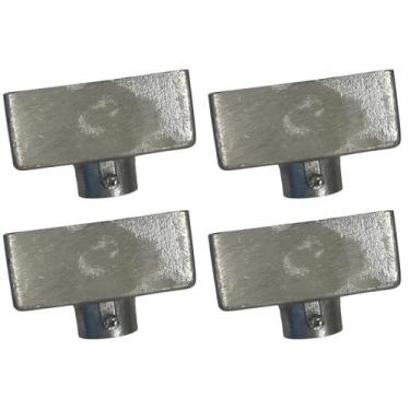 Imagem de 4 Condulete Tipo B em Alumínio Sem Rosca 1 Polegada Sieg