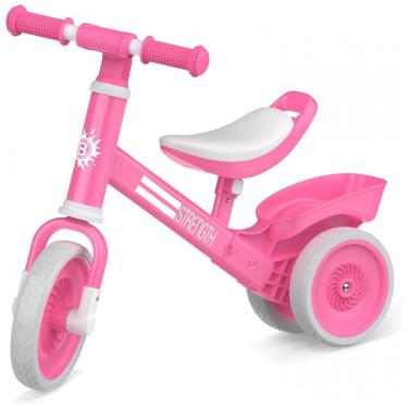 Imagem de Bicicleta sem Pedal Resistente e Estável para Crianças de 2 a 4 Anos, Bakeling, Rosa