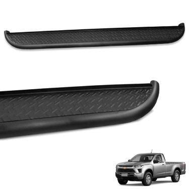 Imagem de Estribo Lateral Chapa S10 CS 2012 a 2025 Roda Roda Preto