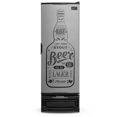 Imagem de Cervejeira Vertical 410 Litros GCB40GW Inox Gelopar 110V, 110V, Inox