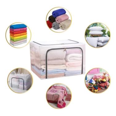 Imagem de 10X Caixa Organizador De Roupa Closet Guarda-Roupa Toalha L