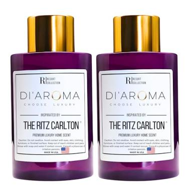 Imagem de Mystic Romance The Ritz Carlton Aroma Oil Blend Plastic Purple Bottle 120 ml Pacote com 2, coleção Resort, misturas de óleos aromáticos difusores, óleo difusor sem água, feito nos EUA (pacote com dois