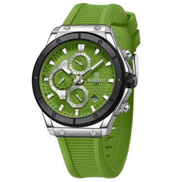Imagem de Relógio De Pulso Masculino Quartzo Verde