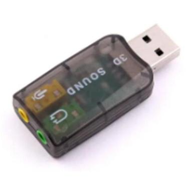 Imagem de Placa Adaptador De Som Usb 5.1 Adapitador Audio Fone Ouvido - A.R Vari