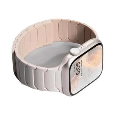 Imagem de Pulseira Ultra Magnética De Silicone Para Apple Watch Série 10 9 8 7 6