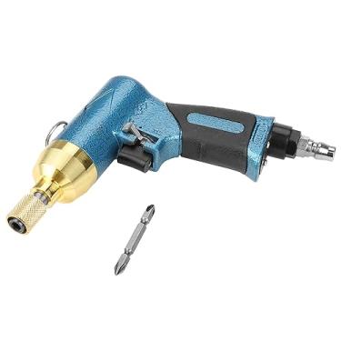 Imagem de LiebeWH Pistola de Chave de Fenda Pneumática Punho de Pistola Pneumática Reversível de 1/4 de Polegada, Com Mandril de Travamento Automático, Porta de Exaustão Integrada, Alça Antiderrapante, para
